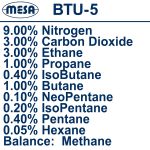 Tiêu chuẩn khí tự nhiên - BTU-5 0